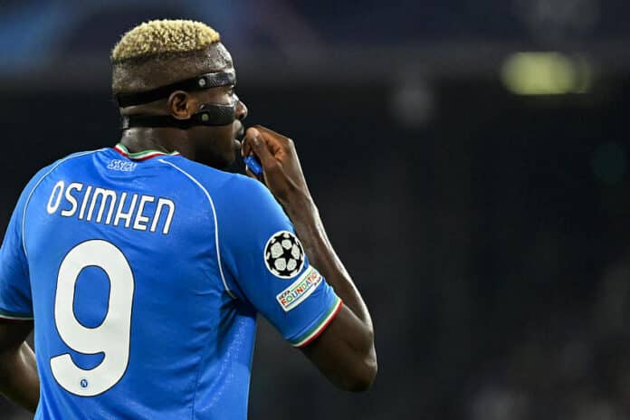 Victor Osimhen in action for Napoli